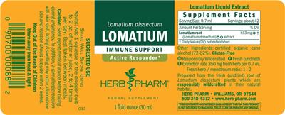 Lomatium label