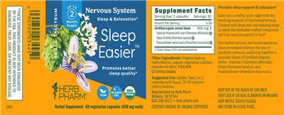 Nervous System Sleep Easier label