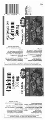 Calcium (Carbonate) 500 mg label