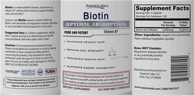 Biotin label