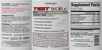 Test WORx label