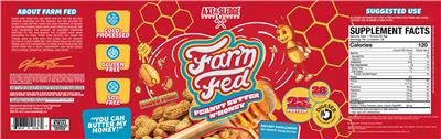 Farm Fed Peanut Butter N' Honey label