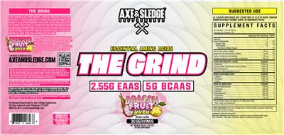 The Grind Dragon Fruit Yuzu label
