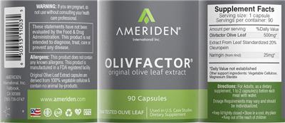OlivFactor label