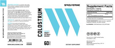 Colostrum label