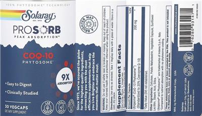 CoQ-10 Phytosome label