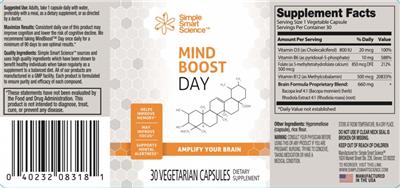 Mind Boost Day label