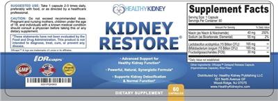 Kidney Restore label