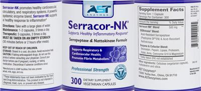 Serracor-NK label