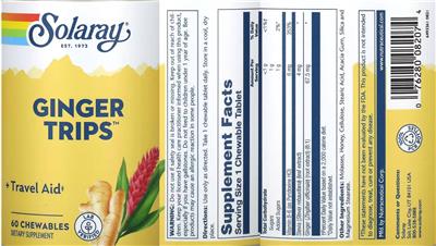 Ginger Trips label