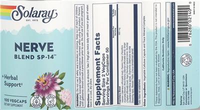 Nerve Blend SP-14 label