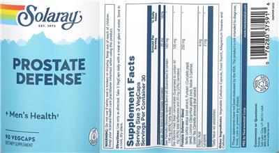 Prostate Defense label