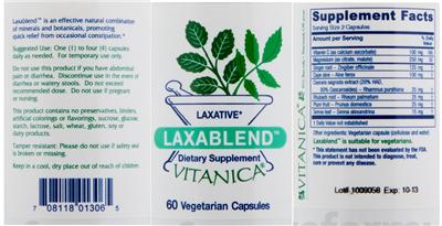 Laxablend label