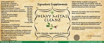 Heavy Metal Cleanz label