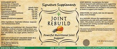Joint Rebuild label