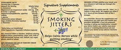 Smoking Jitters label