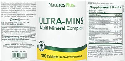 Ultra-Mins label