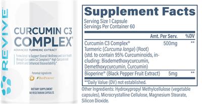 Curcumin C3 Complex label