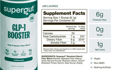 GLP-1 Booster Unflavored label
