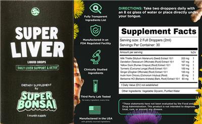 Super Liver label