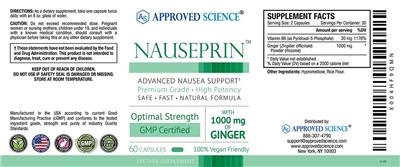 Nauseprin label
