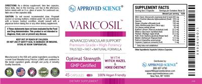 Varicosil label