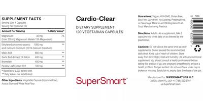 Cardio-Clear label