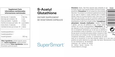 S-Acetyl Glutathione label