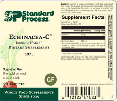Echinacea-C label
