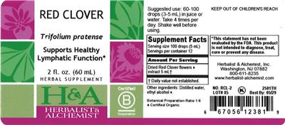Red Clover label
