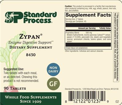 Zypan label