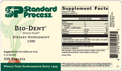 Bio-Dent label
