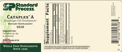 Cataplex A label