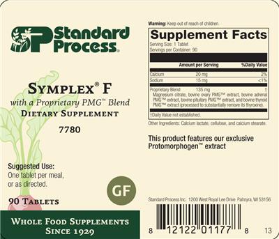 Symplex F label