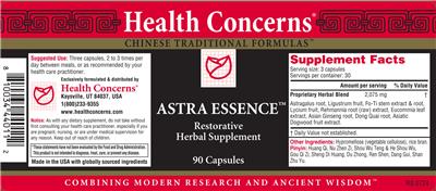 Astra Essence label
