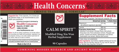 Calm Spirit label