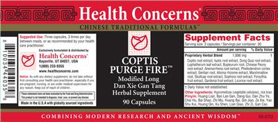 Coptis Purge Fire label