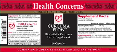 Curcuma Flow label