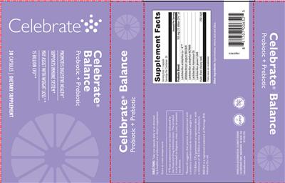Celebrate Balance label