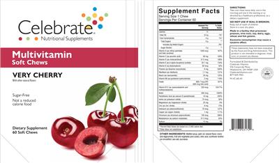 Multivitamin Soft Chews Very Cherry label