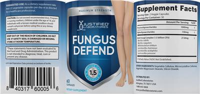 Fungus Defend label