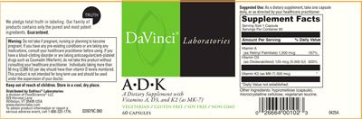 A-D-K label