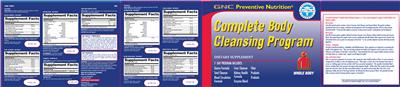Total Cleanser - AM Packet label