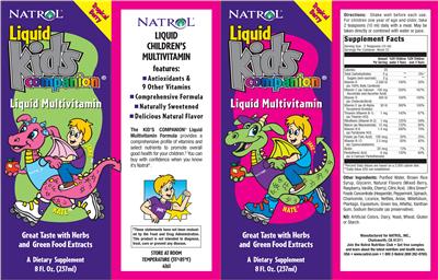 Liquid Kid's Companion label