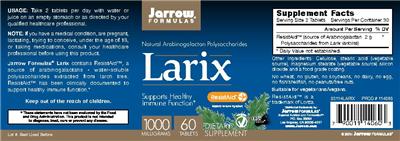 Larix label
