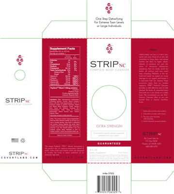Strip NC Complete Body Cleanser Fruit Flavor label