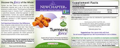 Turmeric Force label