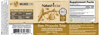 Bee Propolis Trio label