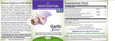 Garlic Force label