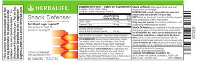 Snack Defense label